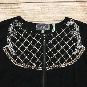 Vélez chiffon beaded light jacket